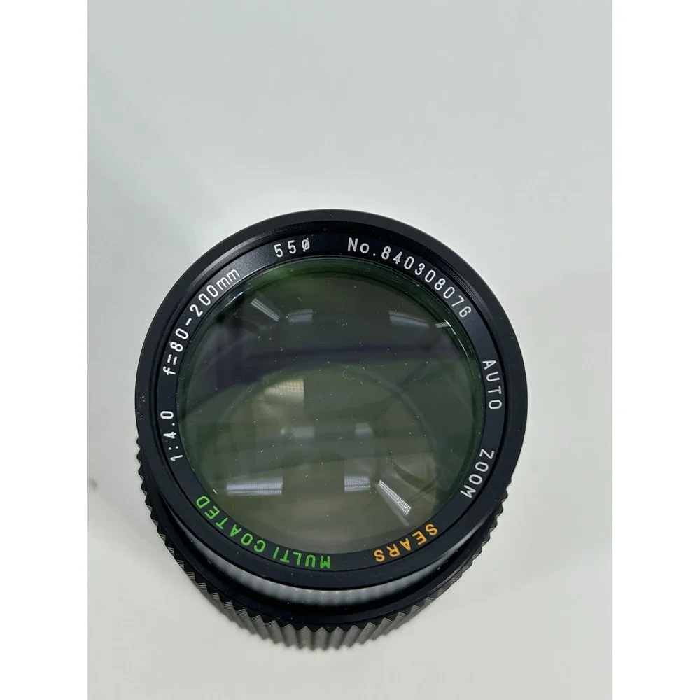 Vintage Sears Auto Zoom Multicoated 1:4.0 f=80-200mm Camera Lens